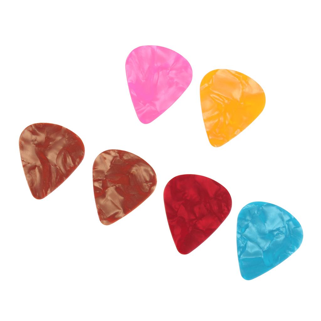 2 Pieces Plastic Guitar Pick Plectrum for Acoustic Electric Guitar 0.46mm