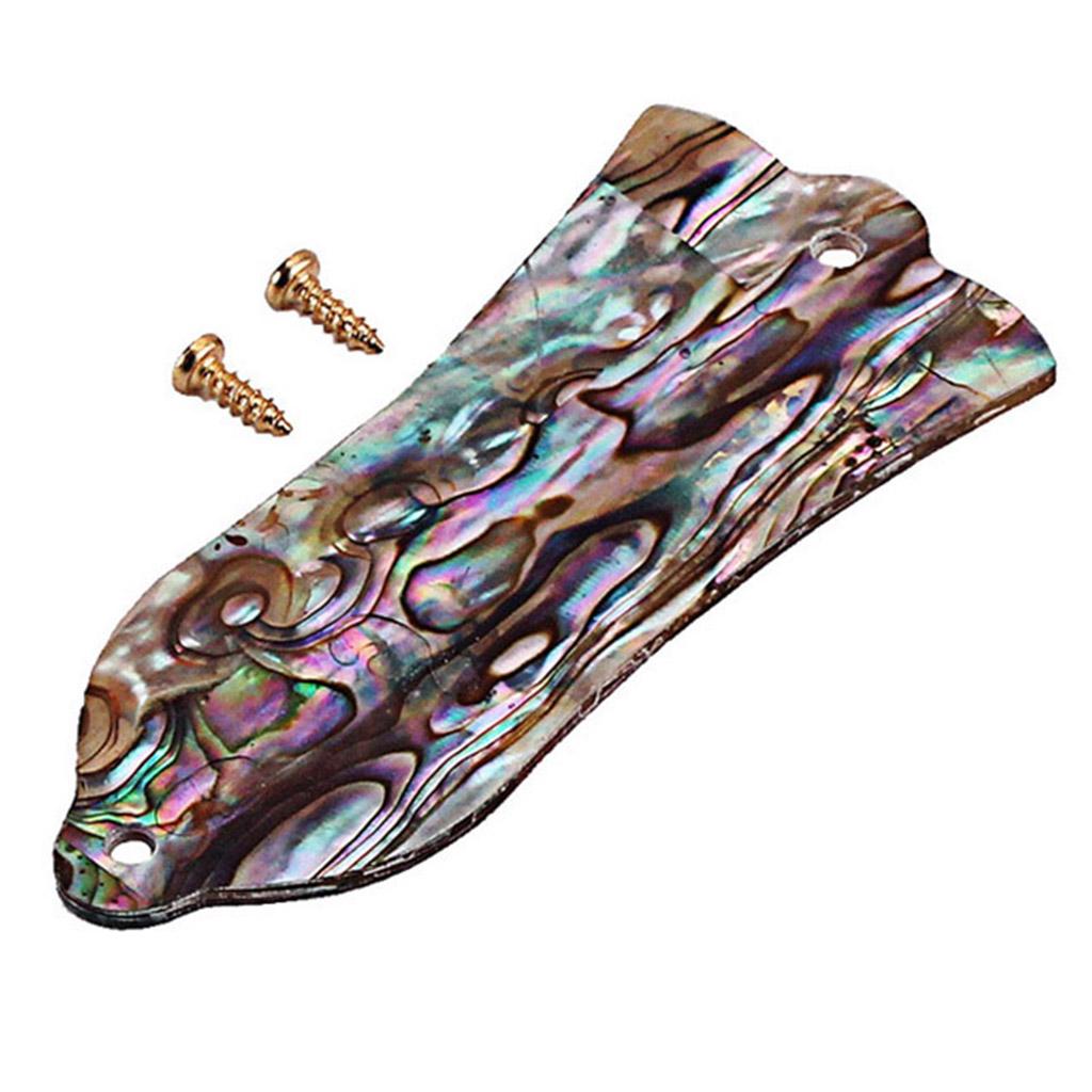 Shell Electric Guitar Replacement Truss Rod Cover with Mounting Screws