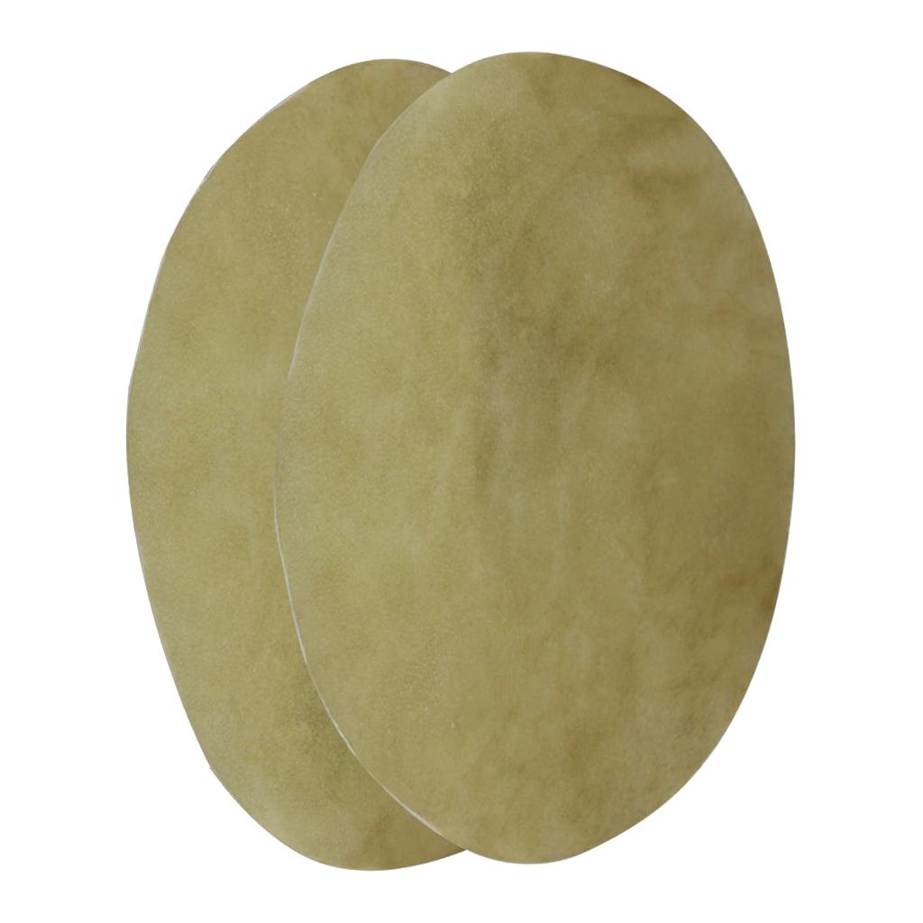 2Pcs Drum Leather Cover for African Drum Bongo Drum Konka Drum Buffalo Drum