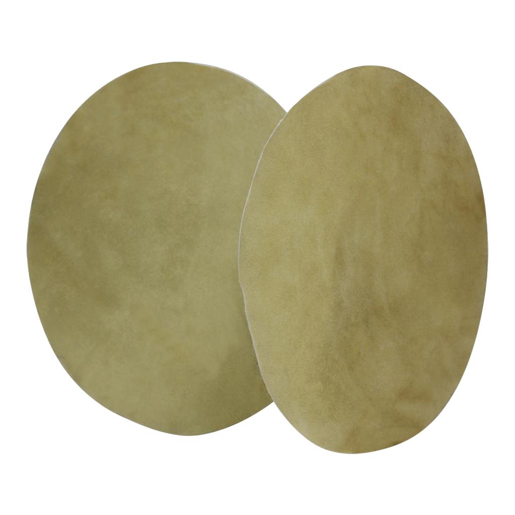 2Pcs Drum Leather Cover for African Drum Bongo Drum Konka Drum Buffalo Drum