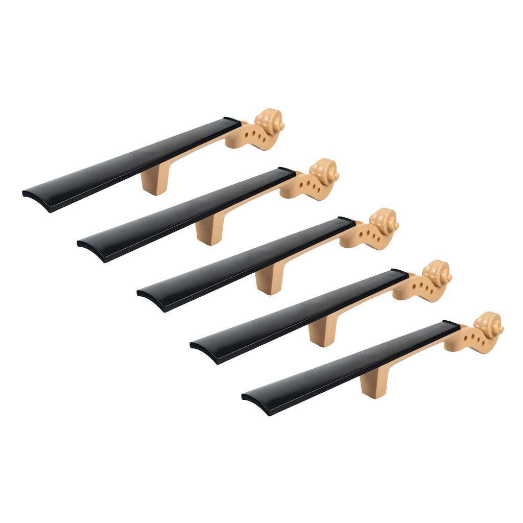 3/4 Size Plastic Violin Neck Fingerboard Fiddle Accessory