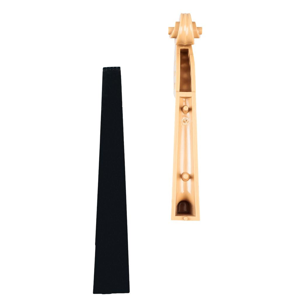 4/4 Size Plastic Violin Neck Fingerboard Fiddle DIY Kit