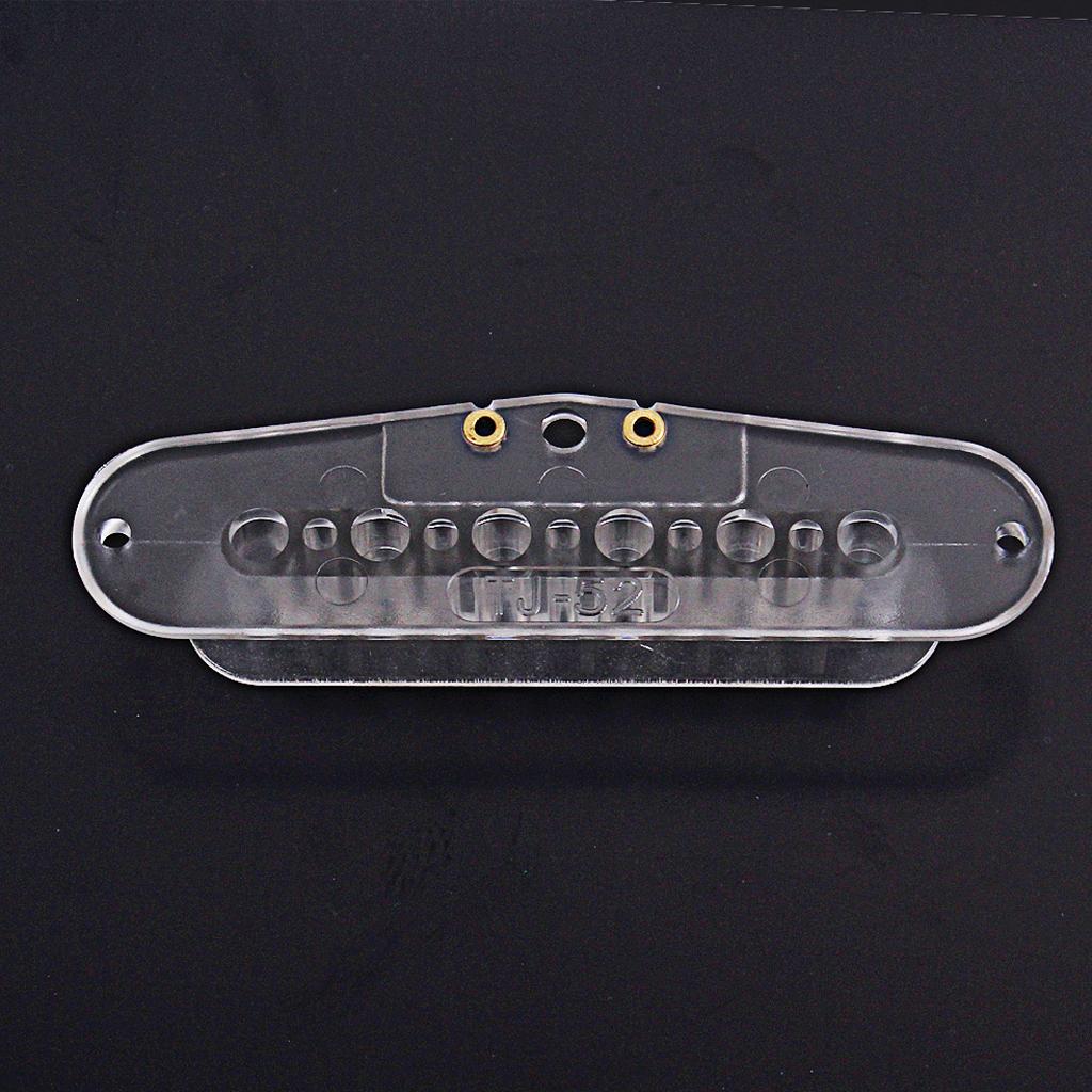 3 Pieces Single Coil Neck Pickup Bobbins 52mm Pole Spacing Fit Strat Guitar