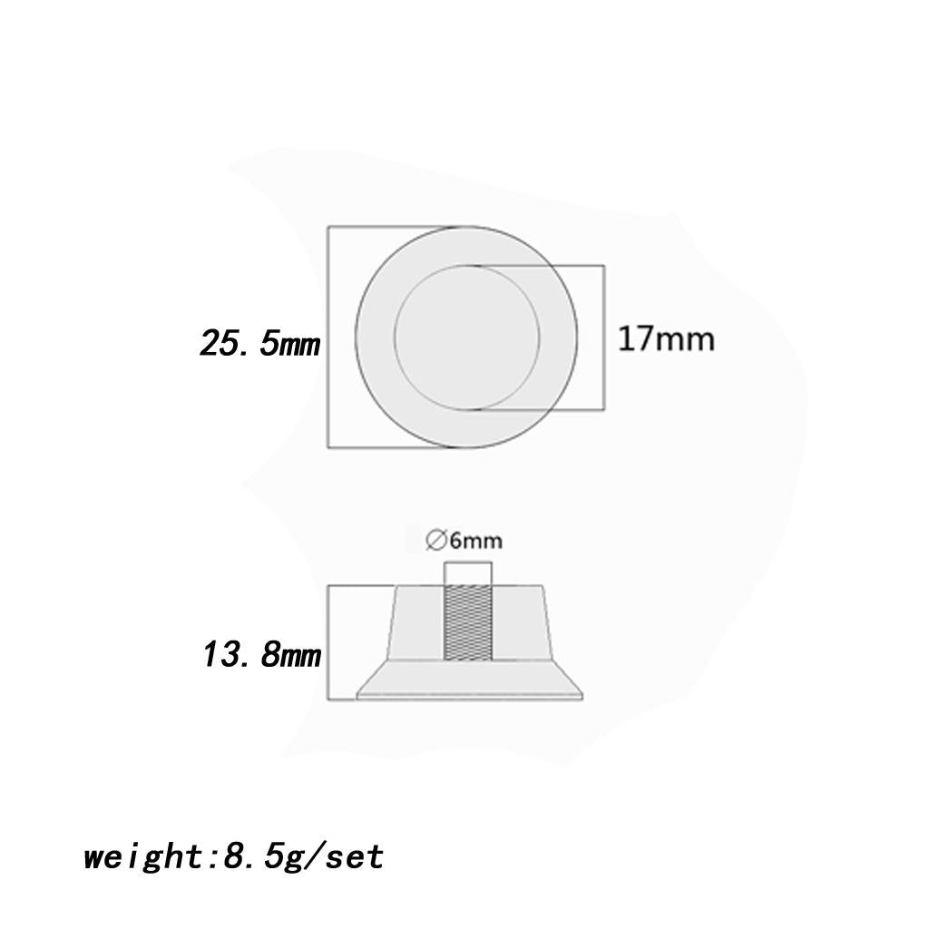 3pcs Bronze Speed Volume Tone Control Knobs For Electric Guitar