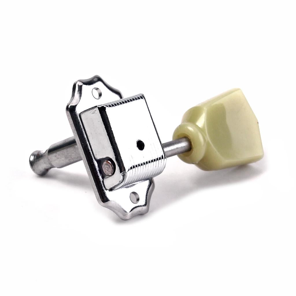 6x Electric Guitar Tuning Peg String Tuners Machine Heads Tuners Keys Silver