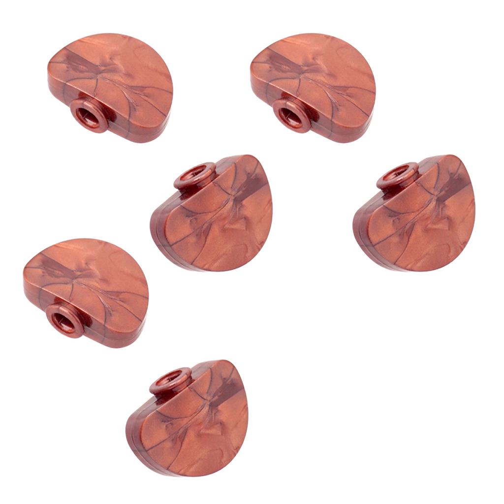 6Pcs Guitar Tuning Pegs keys Tuners Machine Heads Replacement Buttons Bronze