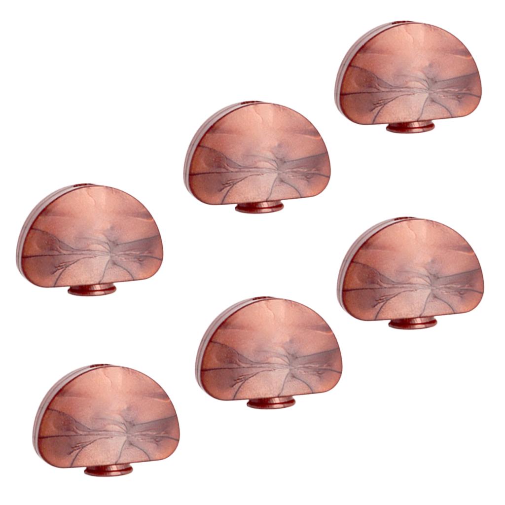 6Pcs Guitar Tuning Pegs keys Tuners Machine Heads Replacement Buttons Bronze