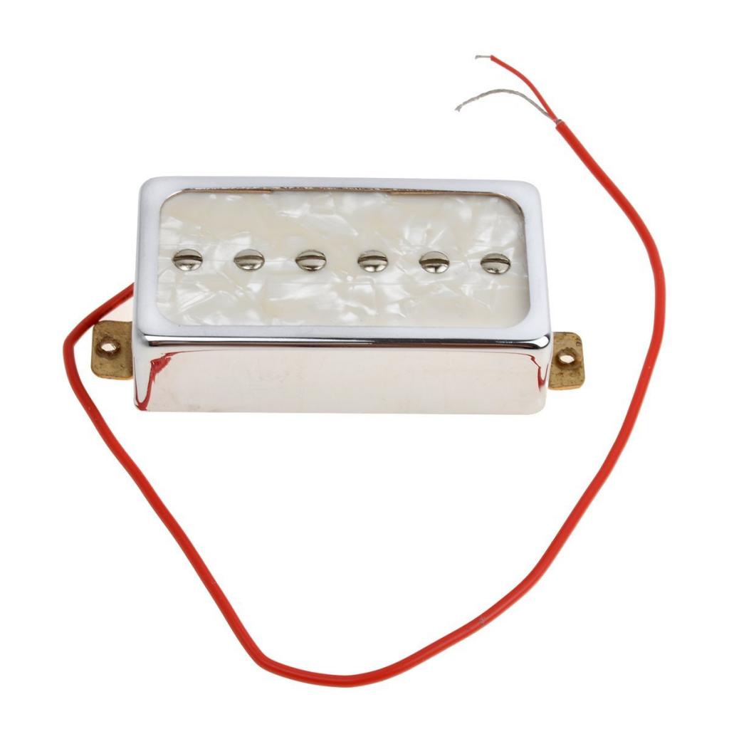 2 Pieces Electric Guitar Pickups Double Coil Humbucker Pickups Light Yellow