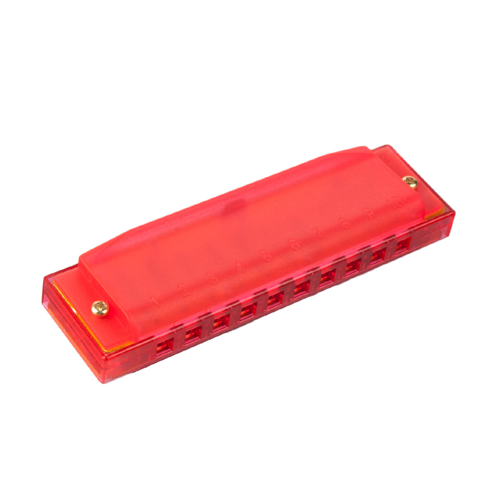 Kids Harmonica Educational Musical Instrument Toy for Kids Beginners Red