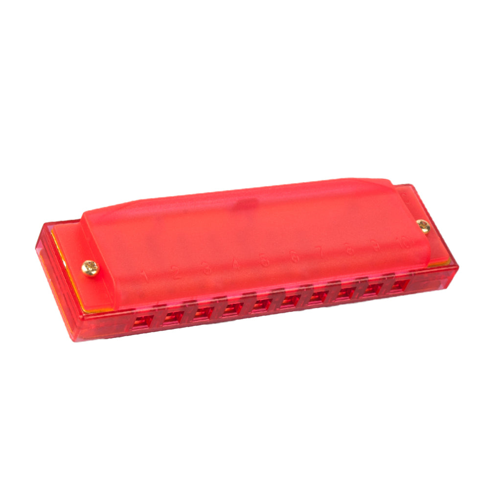 Kids Harmonica Educational Musical Instrument Toy for Kids Beginners Red