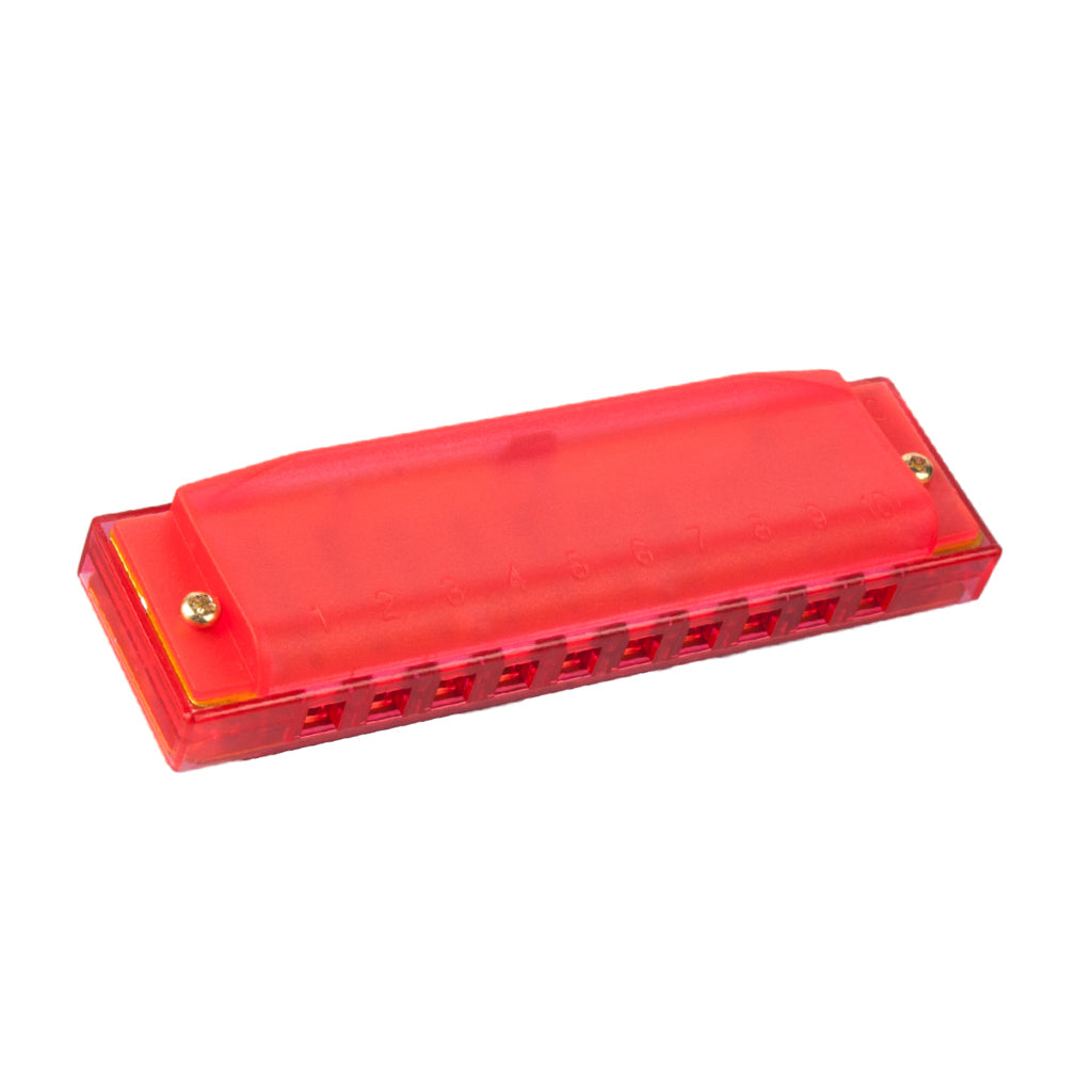 Kids Harmonica Educational Musical Instrument Toy for Kids Beginners Red