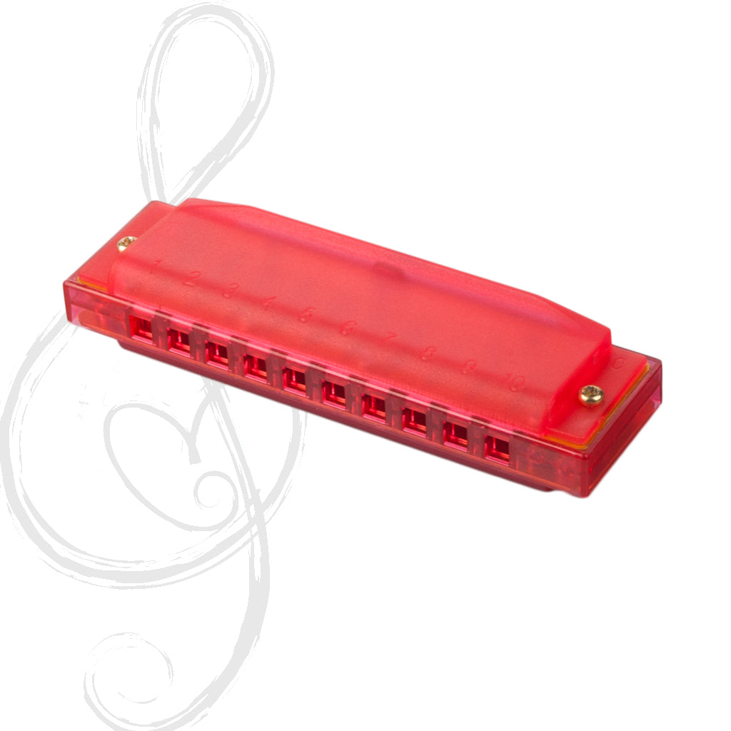 Kids Harmonica Educational Musical Instrument Toy for Kids Beginners Red