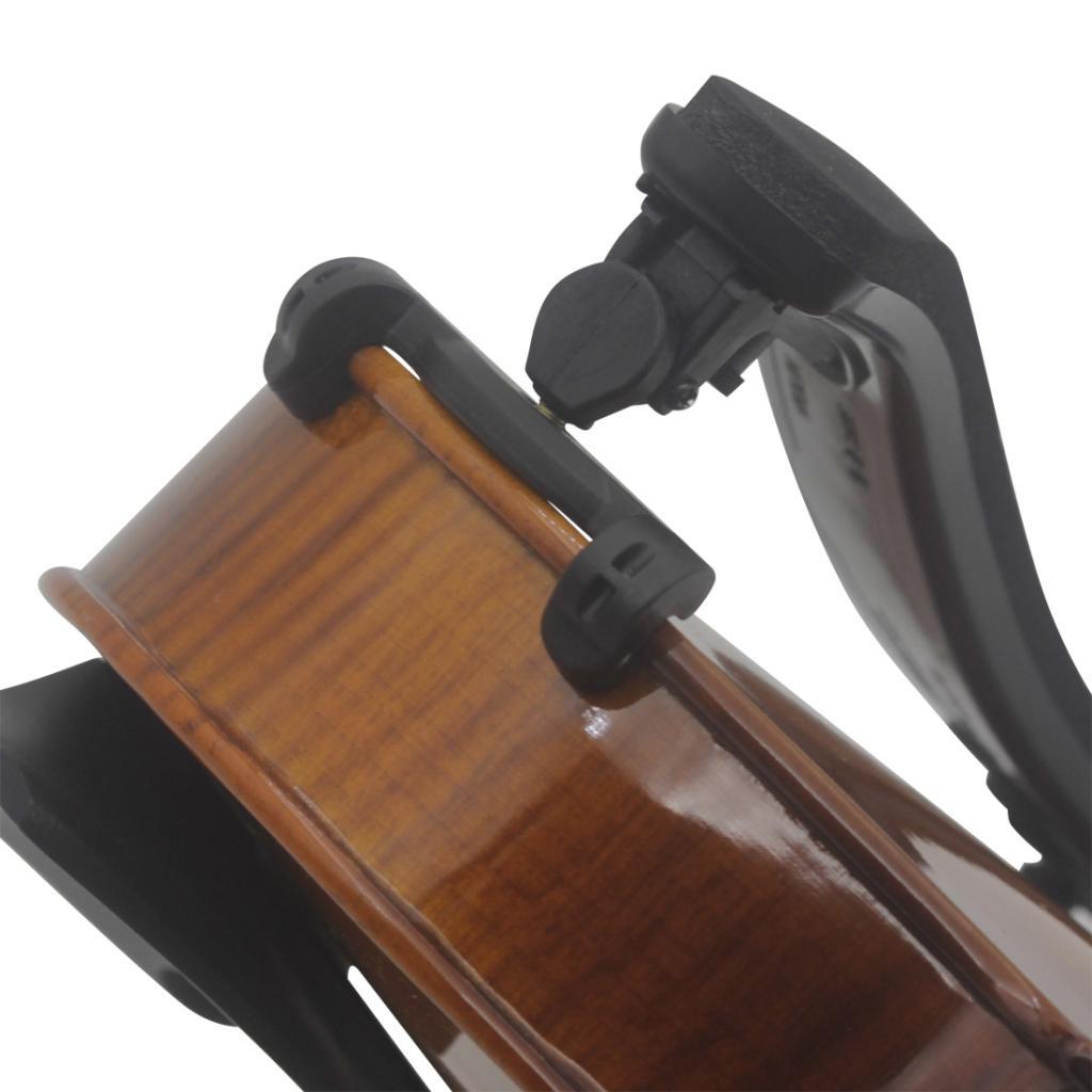 Violin Fiddle Shoulder Rest Pad Support Feet for Violin Fiddle Parts Black