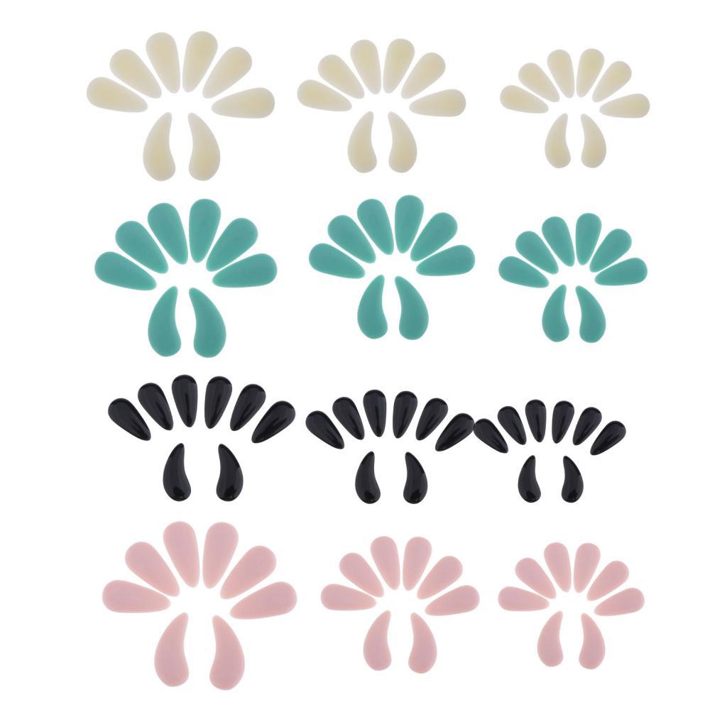 8pcs Plastic Guzheng Finger Picks Nails Set for Kids Children Beige L