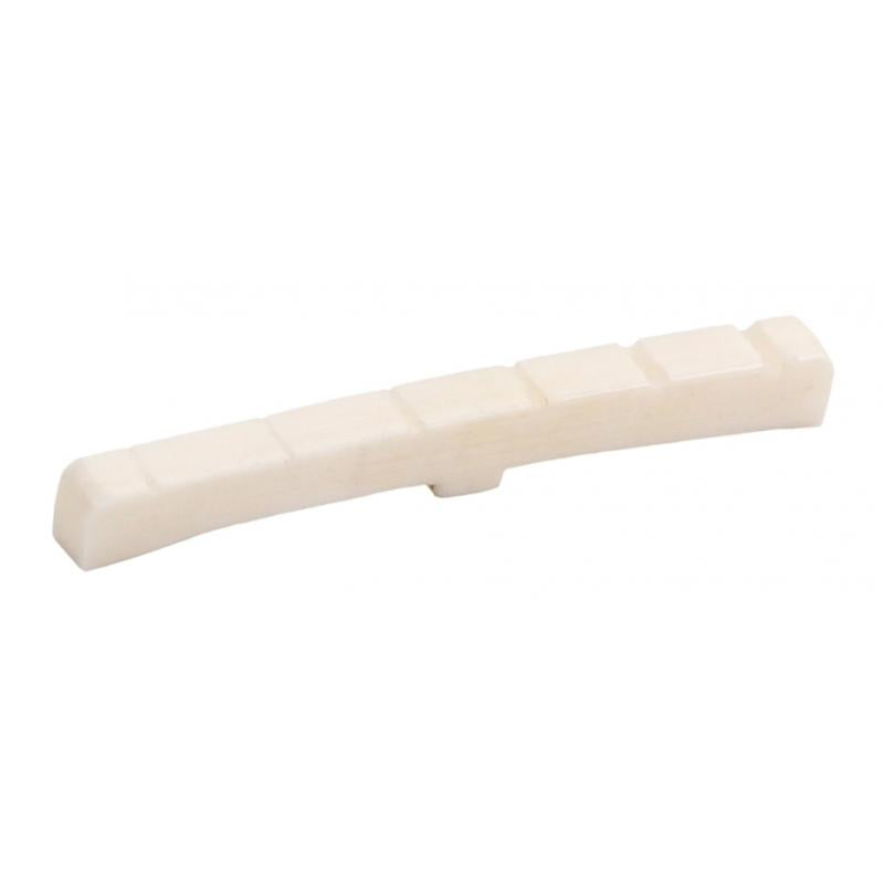 1 Piece Guitar Family Real Slotted Bone Nut For Electric Guitar