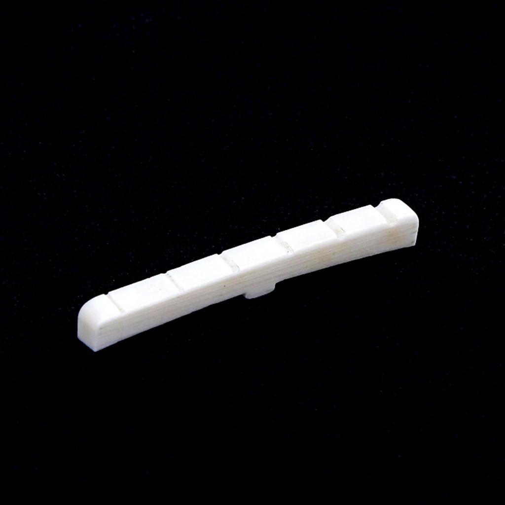 1 Piece Guitar Family Real Slotted Bone Nut For Electric Guitar
