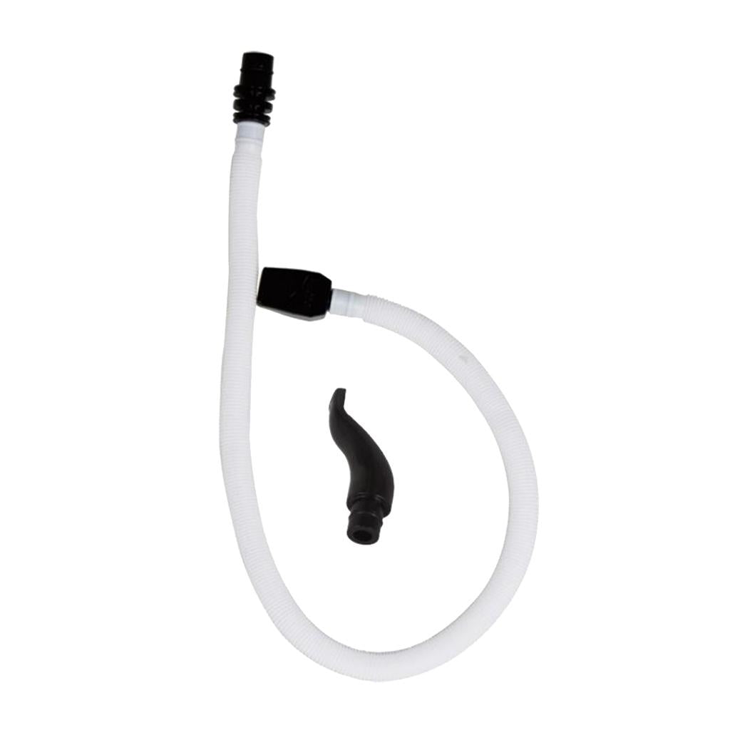 Long Plastic Flexible Melodica Pianica Tube with Mouthpiece Accessory Black