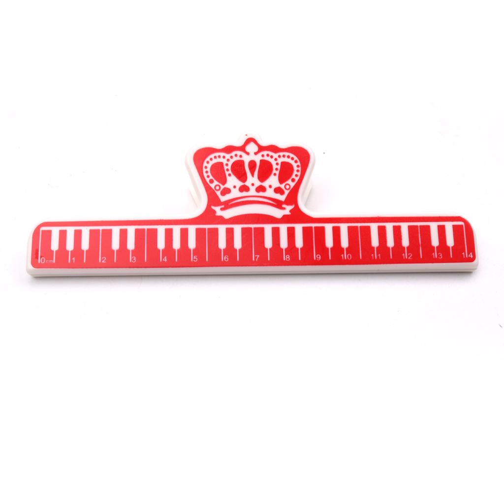 Plastic Music Note Book Score Page Holder Clips Music Stand Parts Red