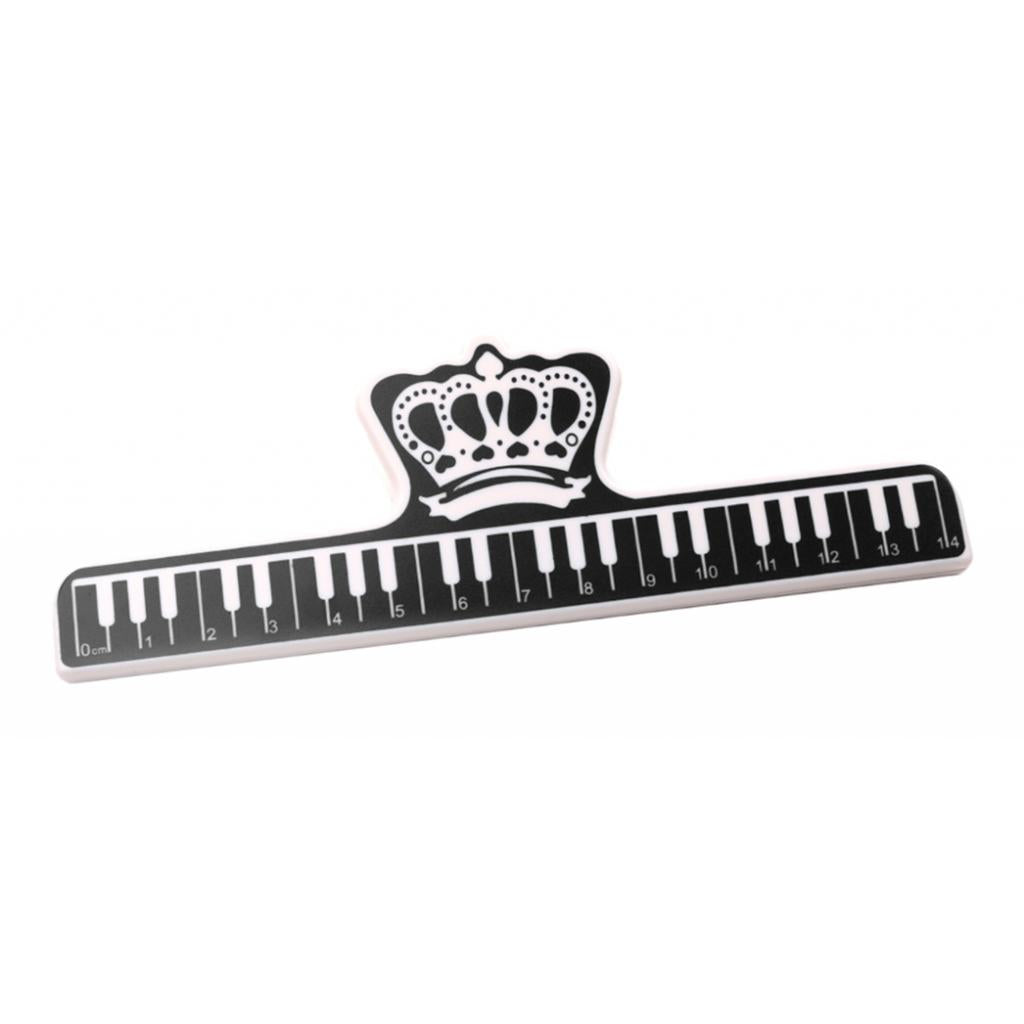 Plastic Music Note Book Score Page Holder Clips Music Stand Parts Black