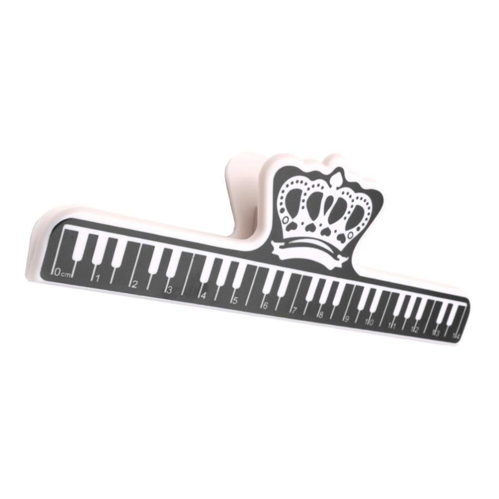 Plastic Music Note Book Score Page Holder Clips Music Stand Parts Black