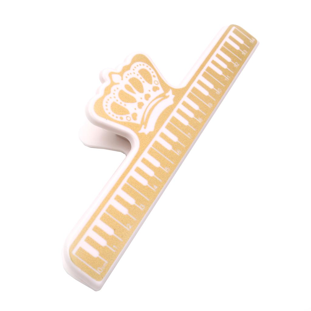 Plastic Music Note Book Score Page Holder Clips Music Stand Parts Golden