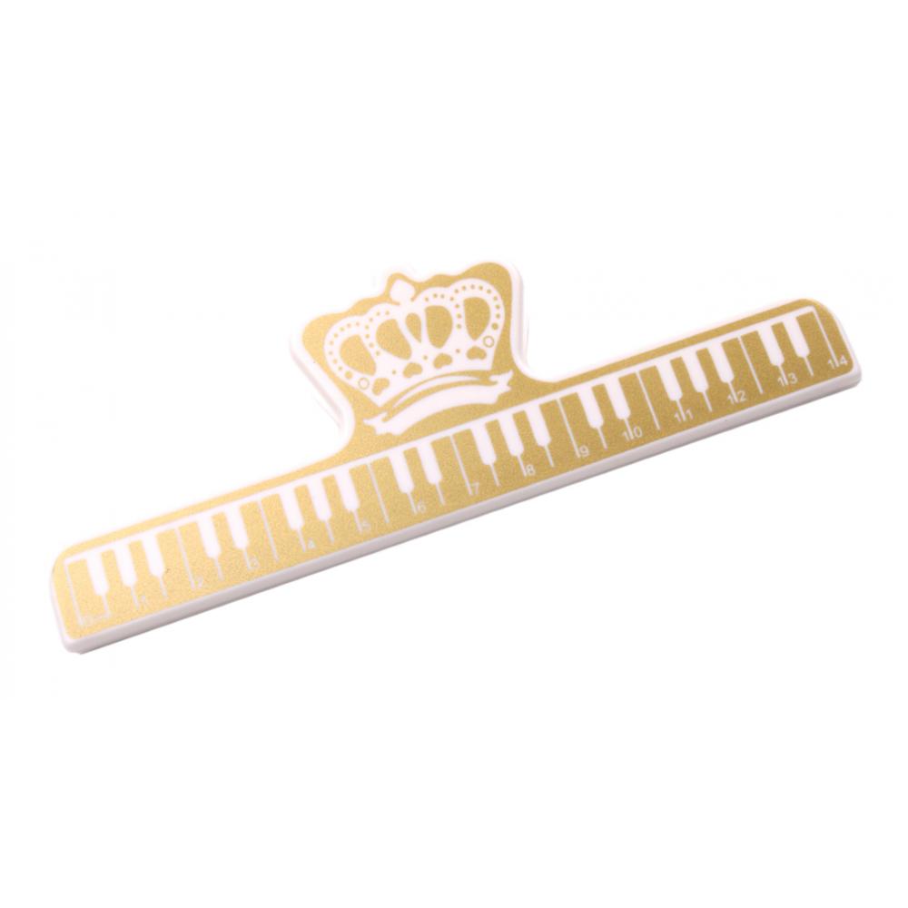 Plastic Music Note Book Score Page Holder Clips Music Stand Parts Golden