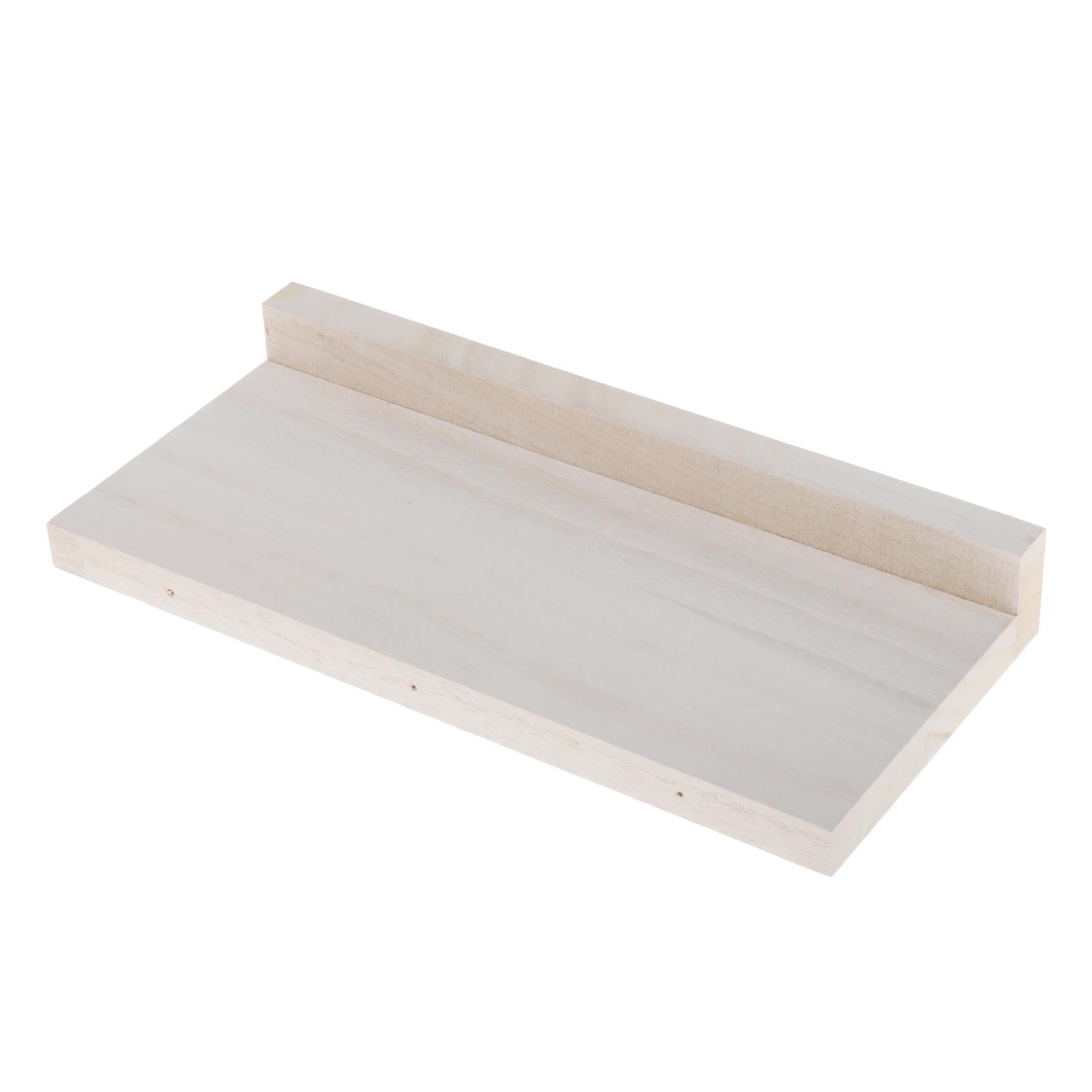 Vintage Wooden Wall Mounting Guitar Holder Stand Display Rack Wall Shelf white