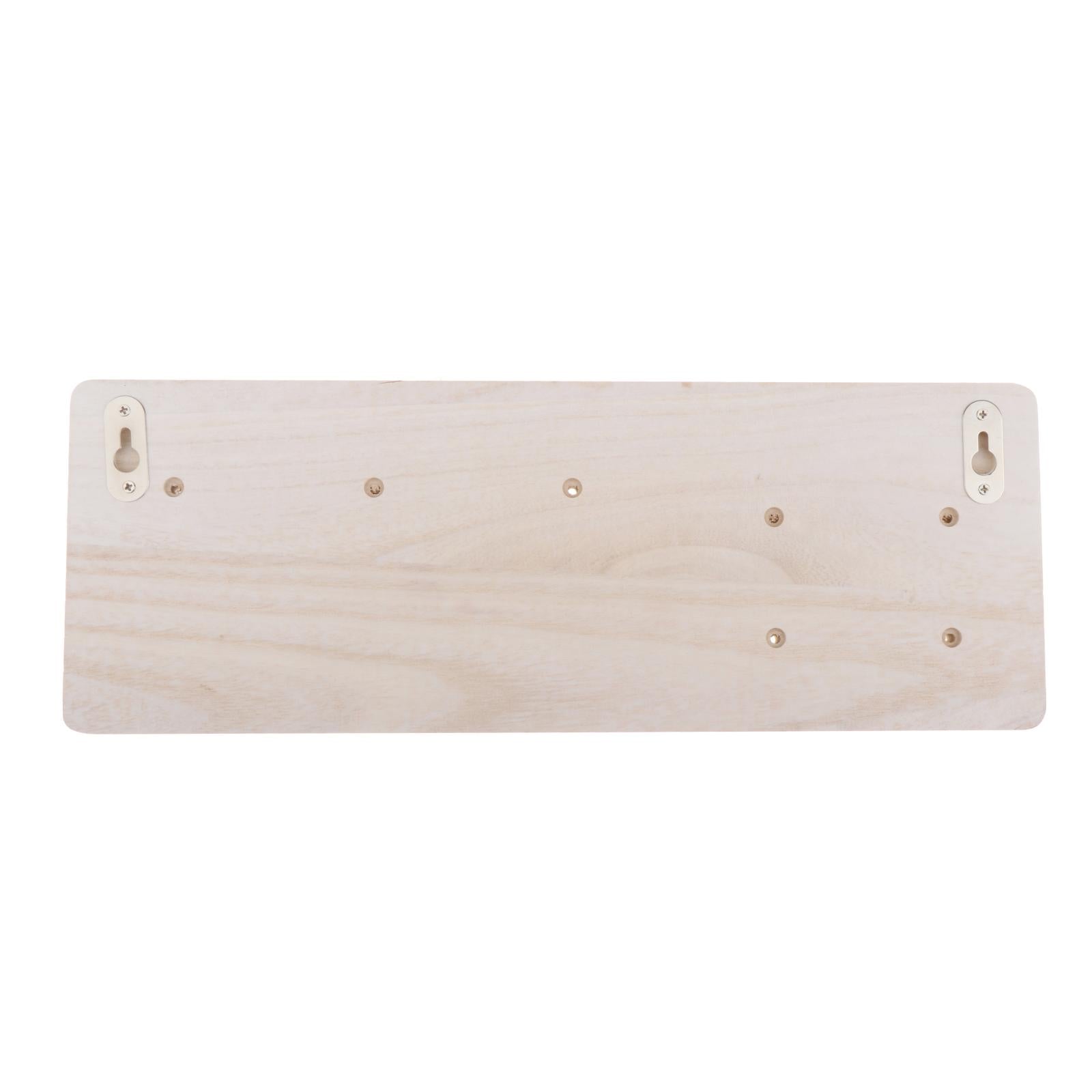 Vintage Wooden Wall Mounting Guitar Holder Stand Display Rack Wall Shelf white