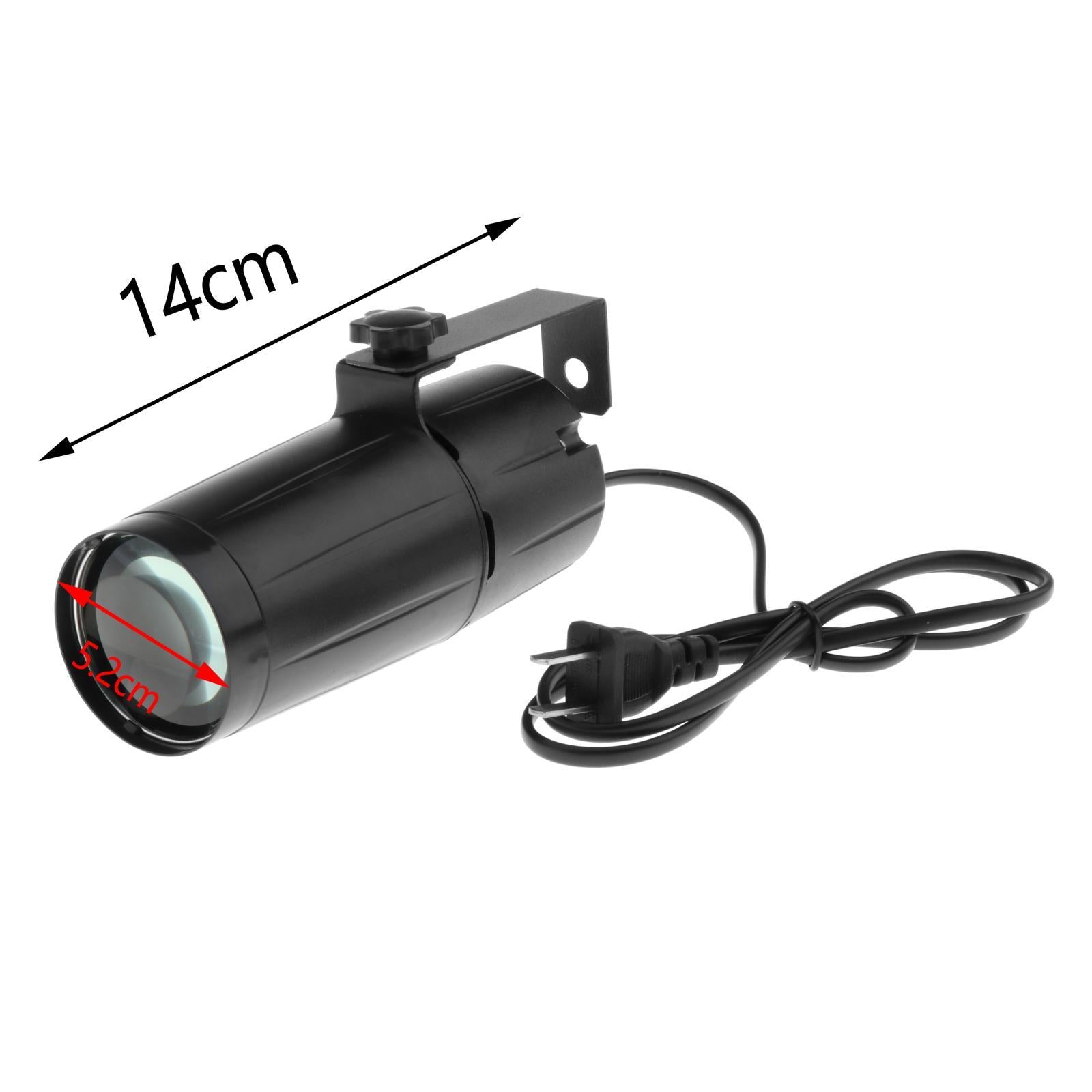 3W Mini LED Stage Lighting Beam Spotlight Xmas Spin Pinspot Light Green