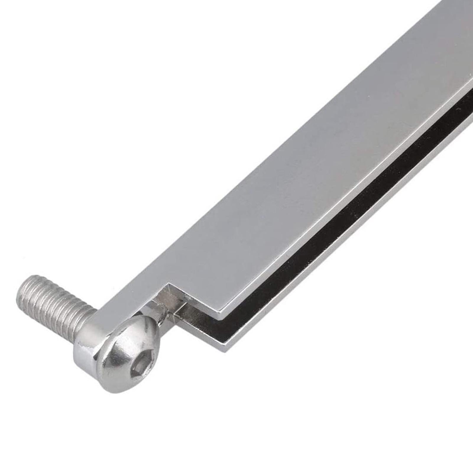 1PC Steel Guitar Bridge Adjust Saddle Rail Heighting Folk Guitar Replace Old silver