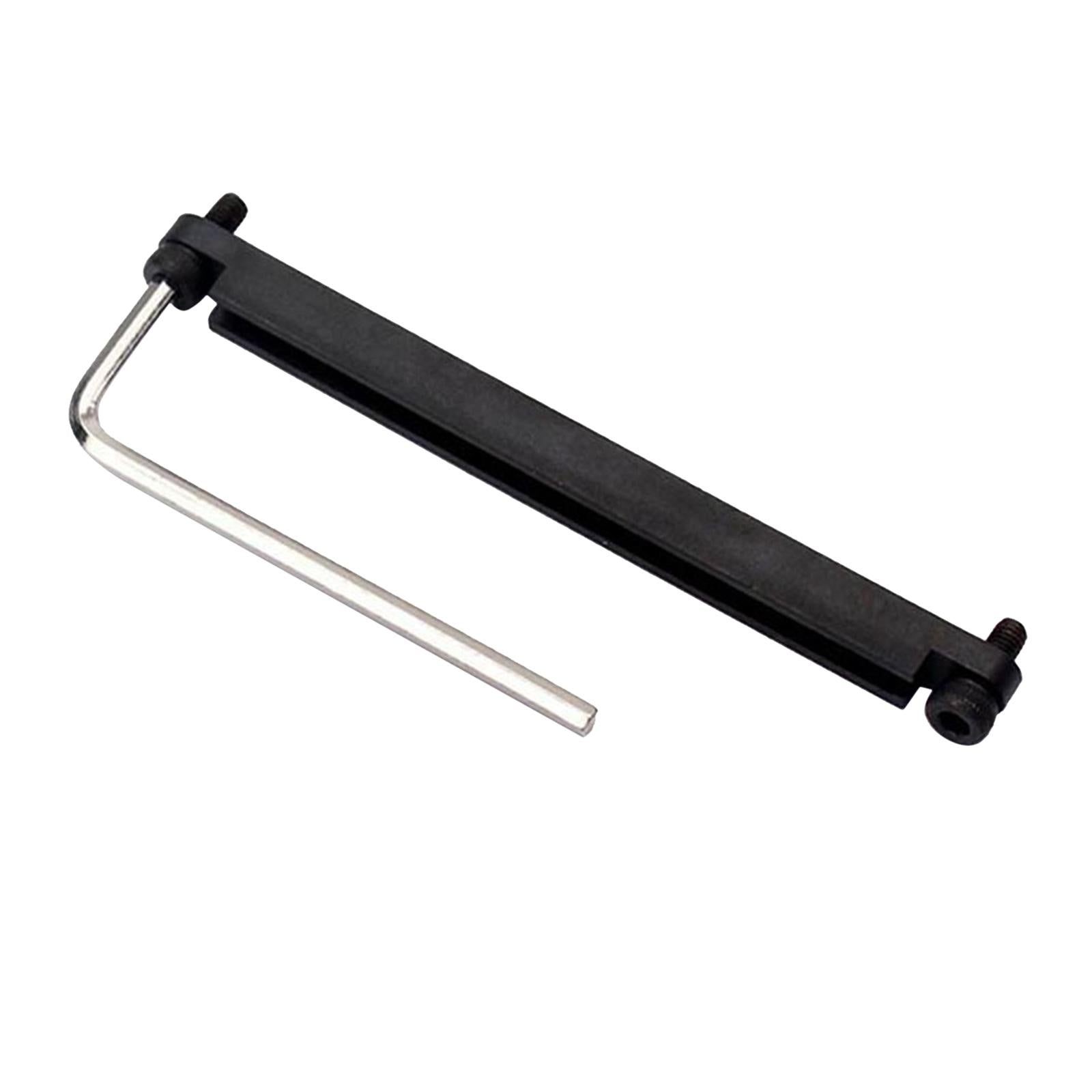1PC Steel Guitar Bridge Adjust Saddle Rail Heighting Folk Guitar Replace Old black