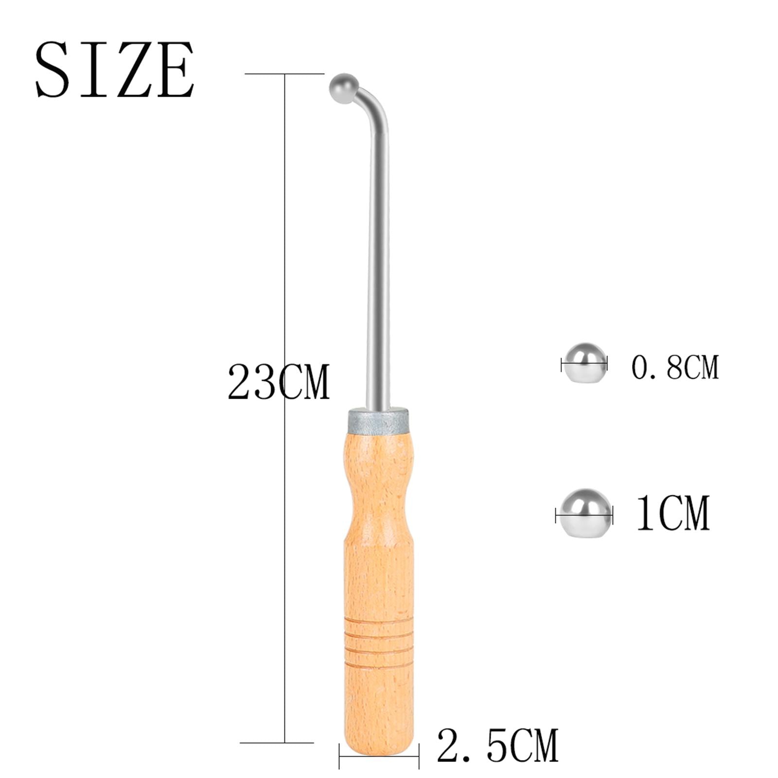 Trumpet Repair Tool Polished Maintenance with 2 Metal Balls Accs Parts