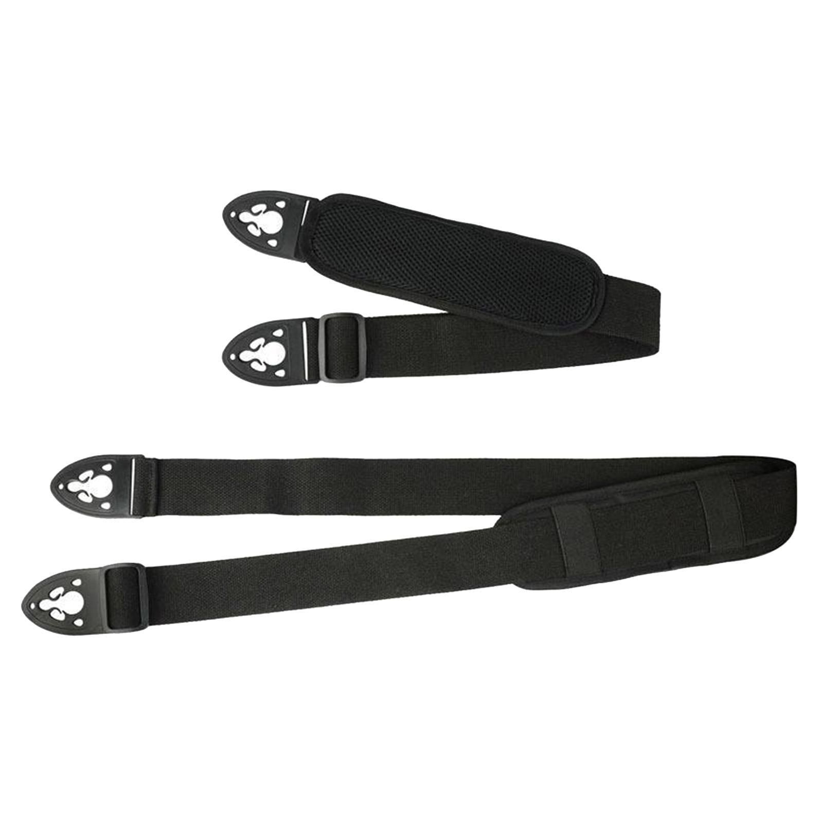 Electric Bass Adjustable Soft Guitar Strap Shoulder Pad Quick Lock 29 inch