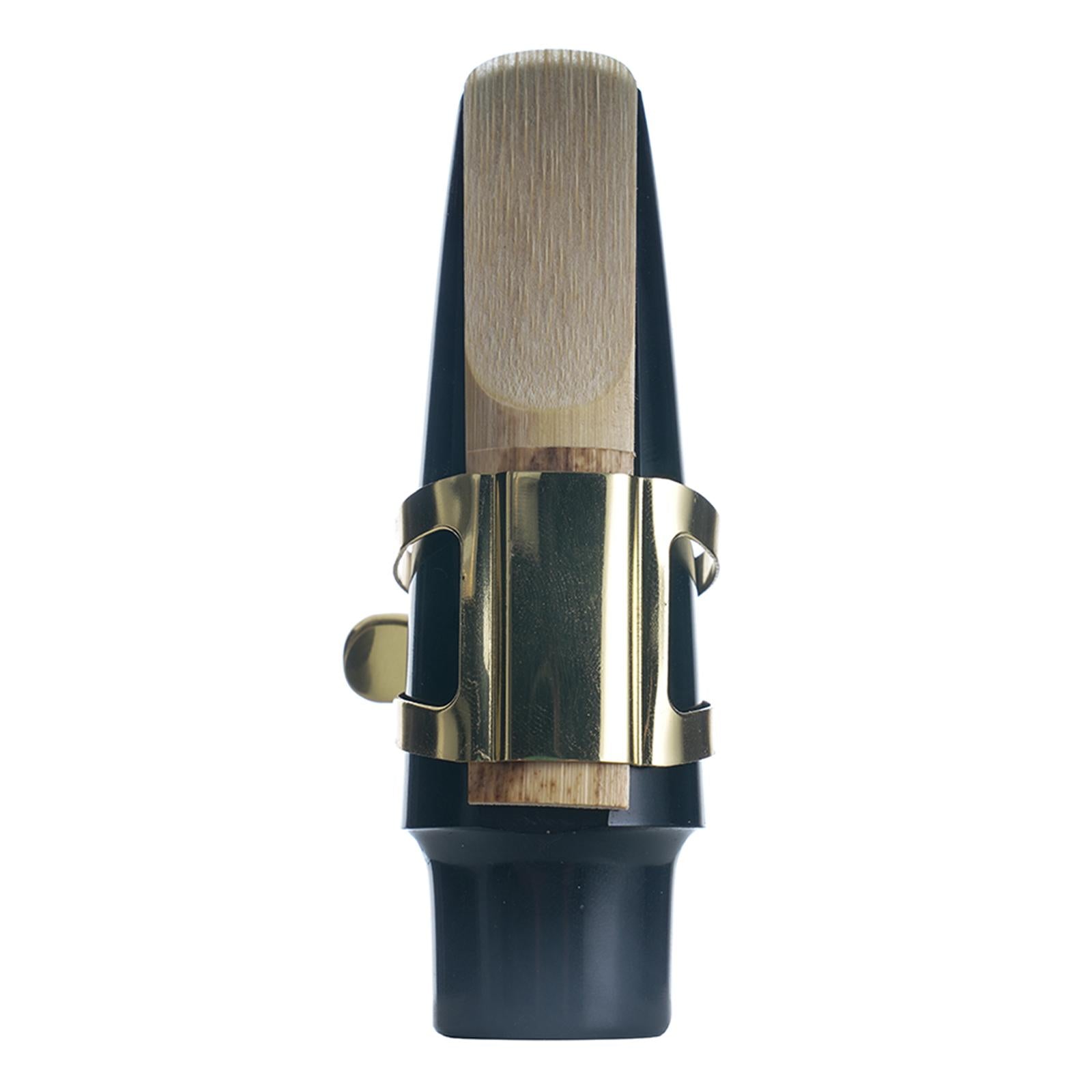 Prof Gold Plated Saxophone Sax Mouthpiece Zinc Alloy Ligature Tenor