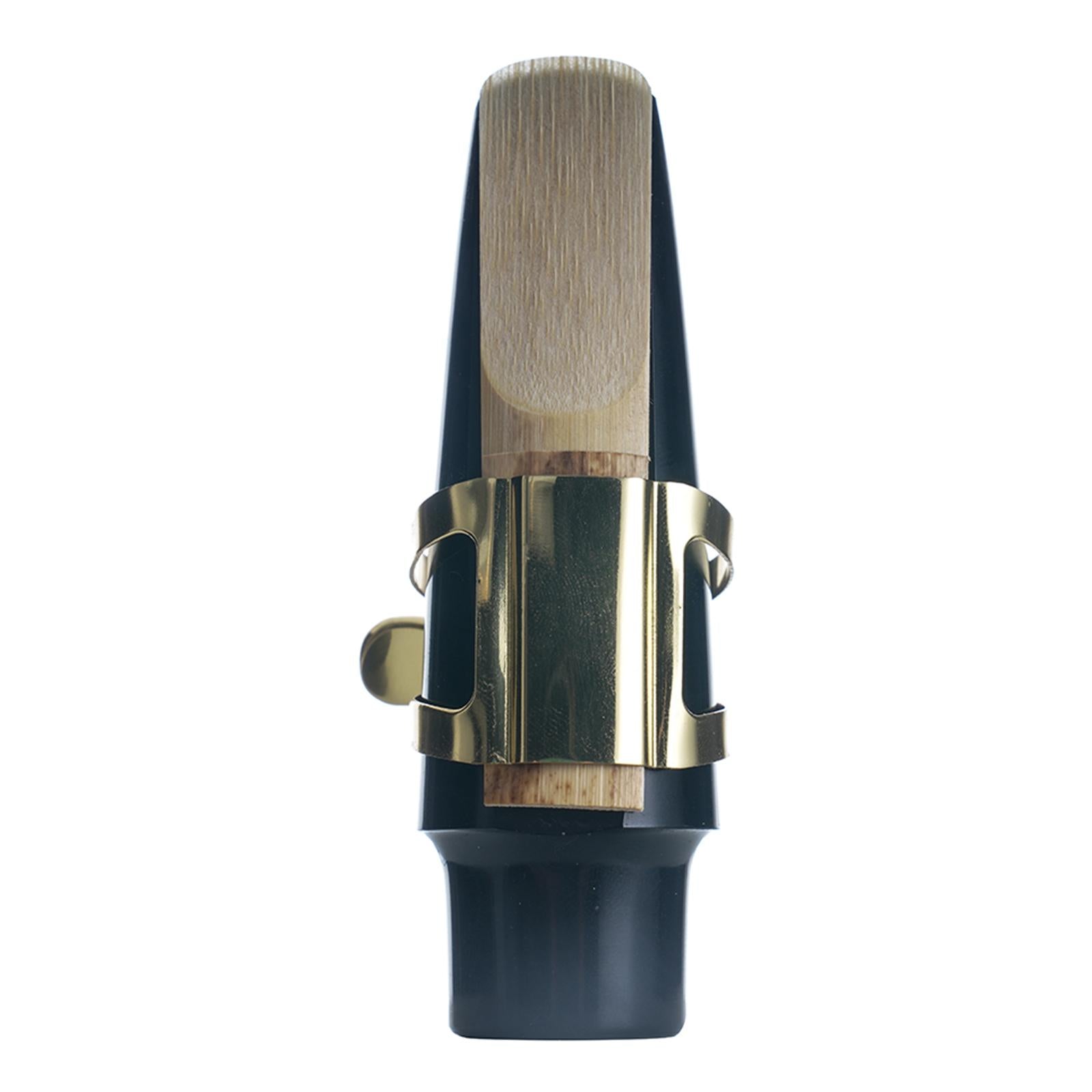 Prof Gold Plated Saxophone Sax Mouthpiece Zinc Alloy Ligature Soprano