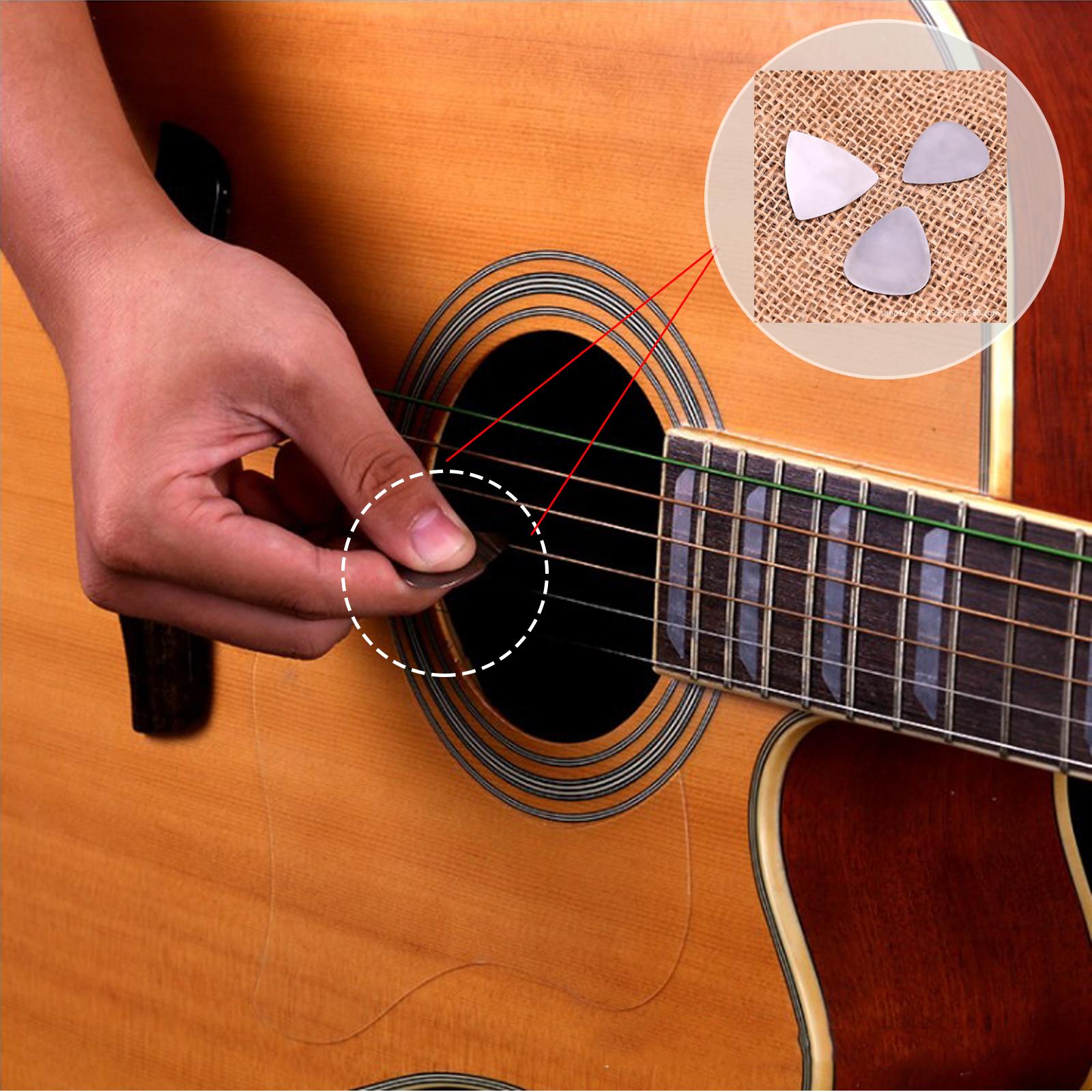 Stainless Steel Guitar Picks 0.3mm Thin Bass Pick Triangular