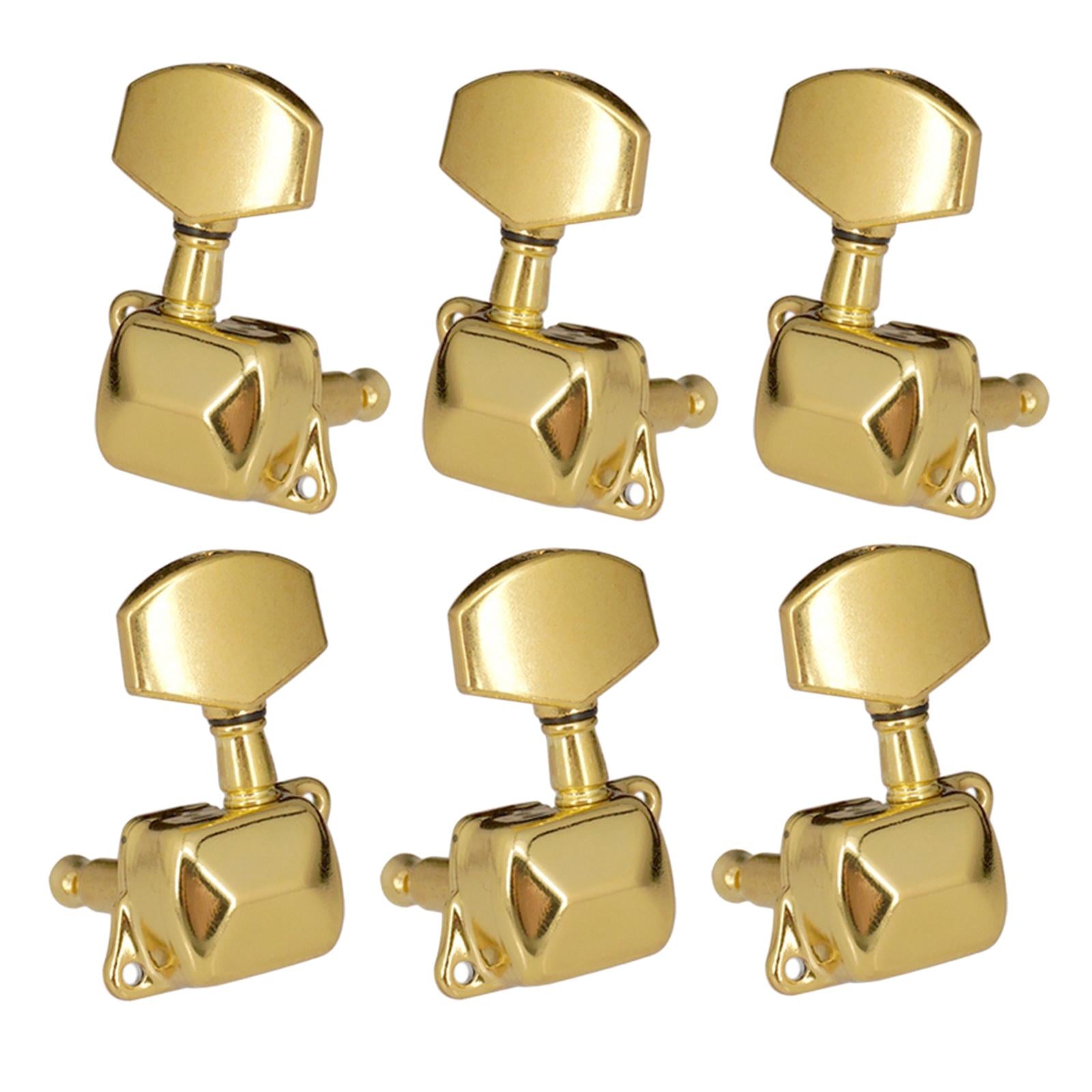 3R3L Golden Electric Folk Guitar Tuning Pegs Machine Heads Tuners