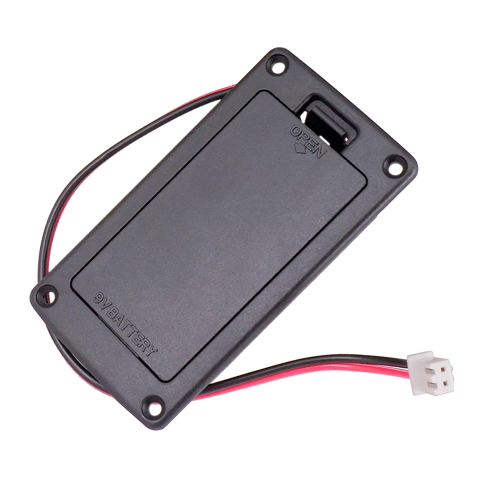 ABS 9V Battery Holder/Case/Box Compartment Cover Case Guitar & Bass