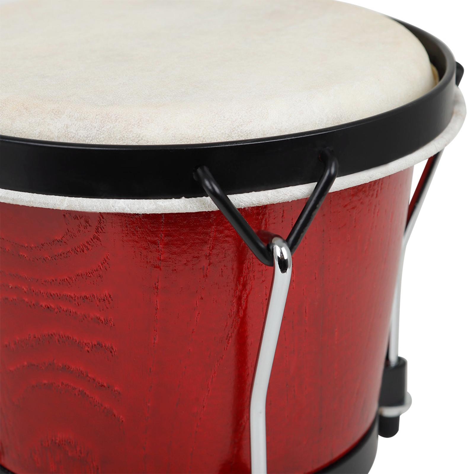 African Bongo Drum for School Children Drummer Lovers Musical Toys Gifts