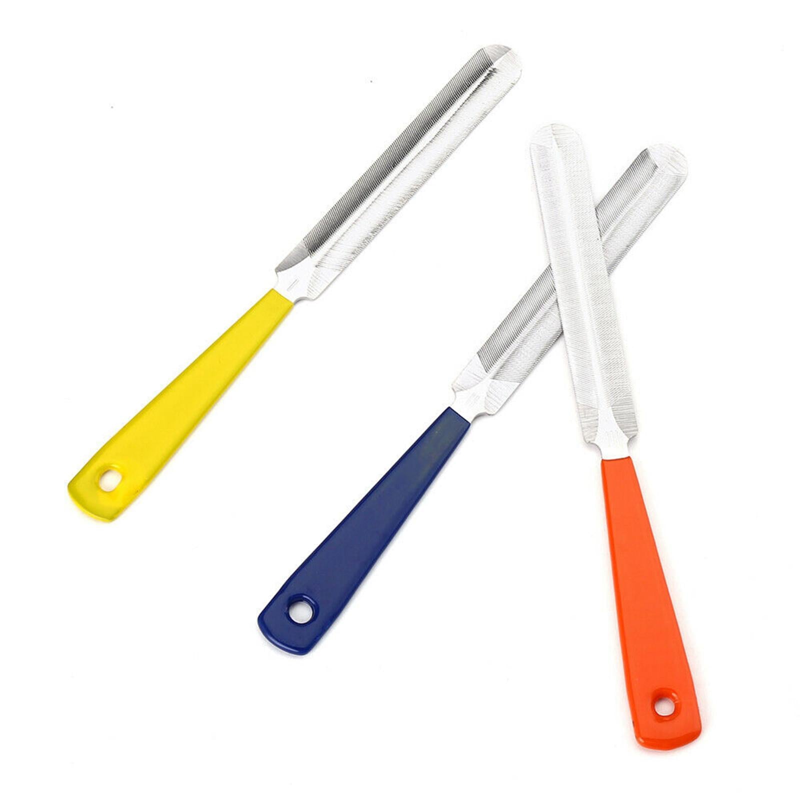 Guitar Nut File Set Double Edge Nut Slotting File for Electric Guitar Parts