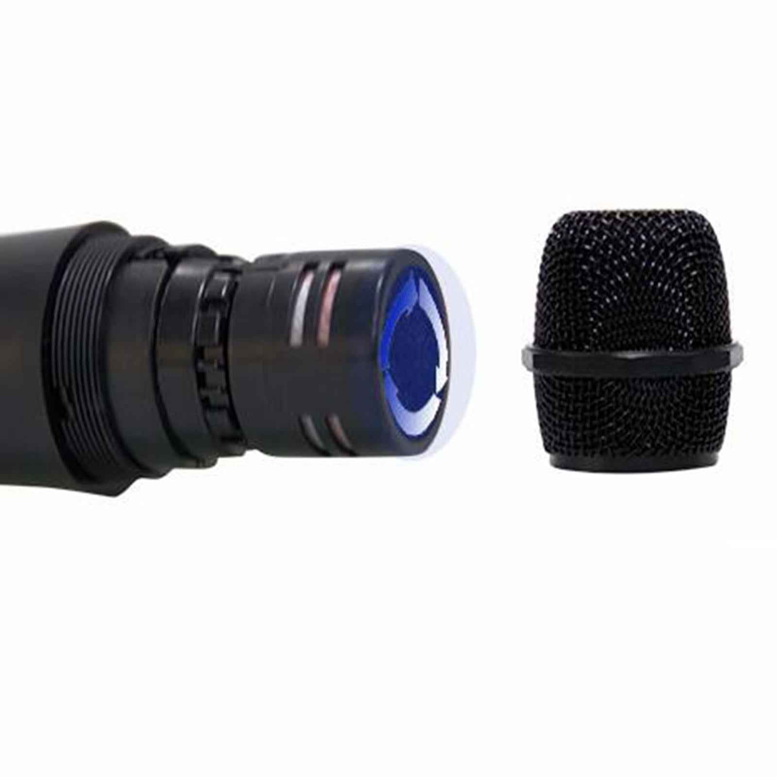 Pro V10 Wireless VHF Handheld Microphone with USB Receiver Karaoke Mic