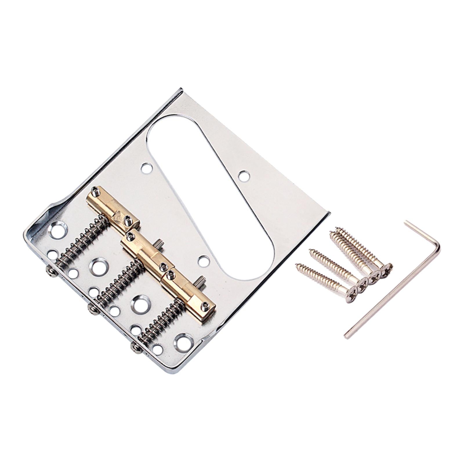 Chrome Bridge with Compensated Brass Saddles Cut-Down Sides Electric Guitar