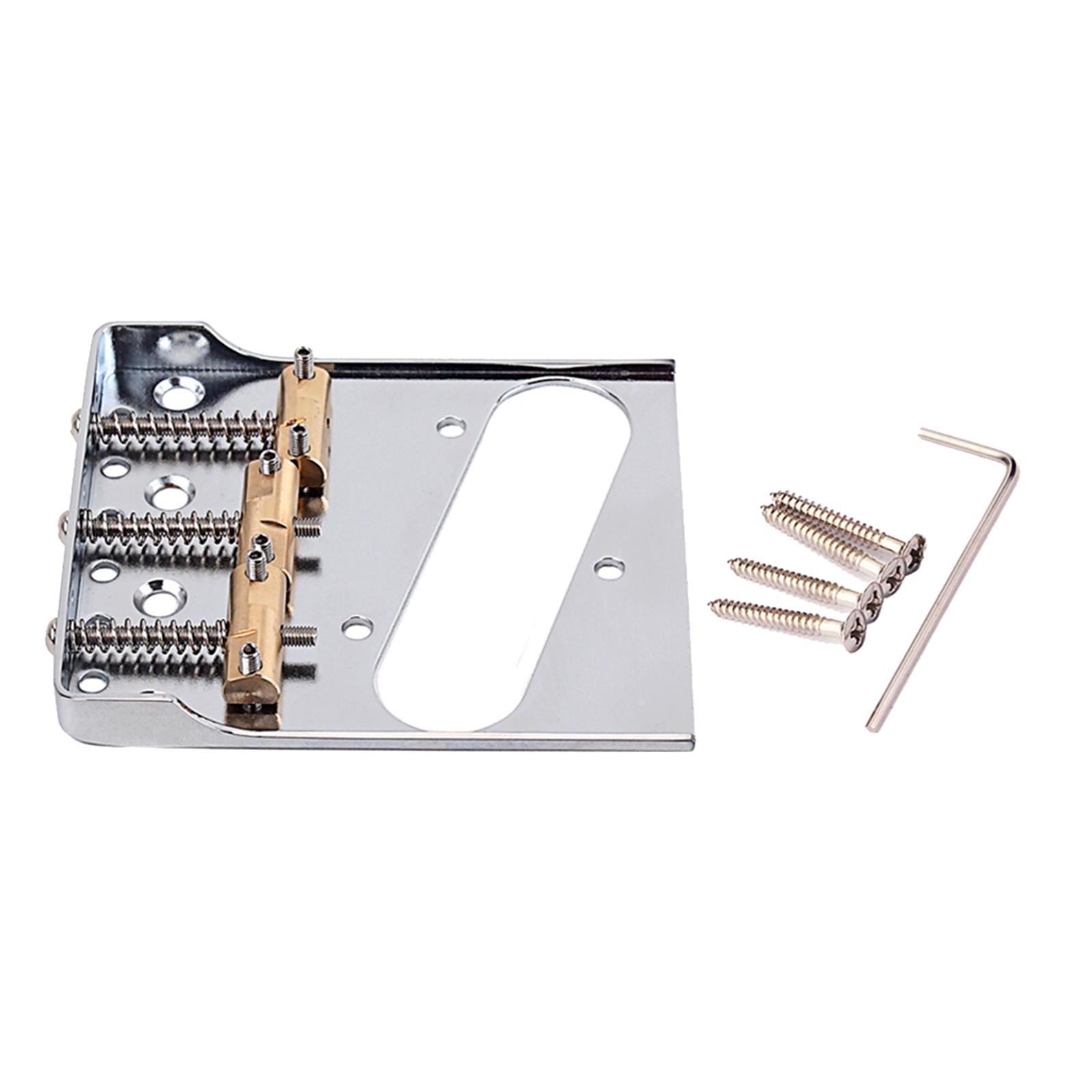 Chrome Bridge with Compensated Brass Saddles Cut-Down Sides Electric Guitar