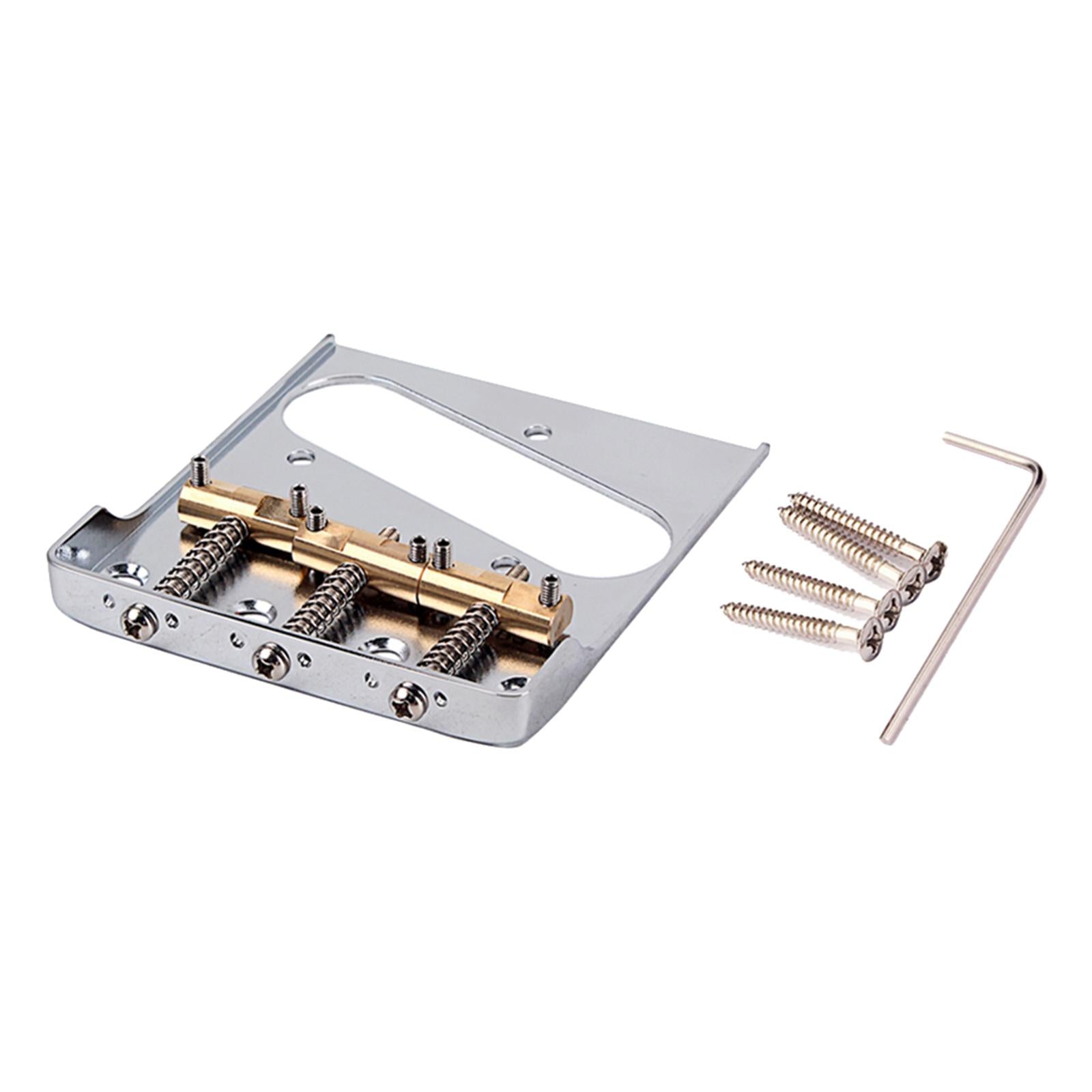 Chrome Bridge with Compensated Brass Saddles Cut-Down Sides Electric Guitar