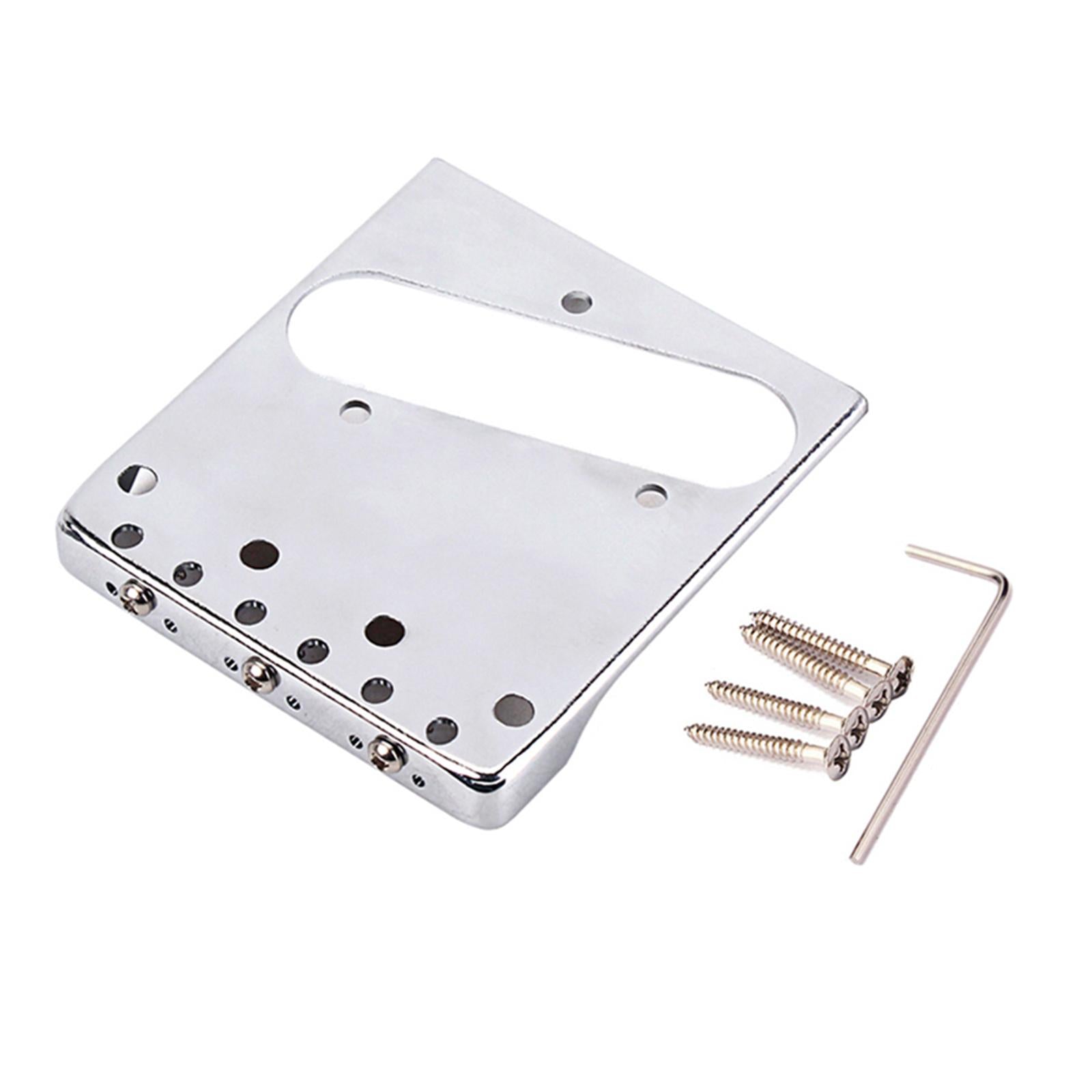 Chrome Bridge with Compensated Brass Saddles Cut-Down Sides Electric Guitar