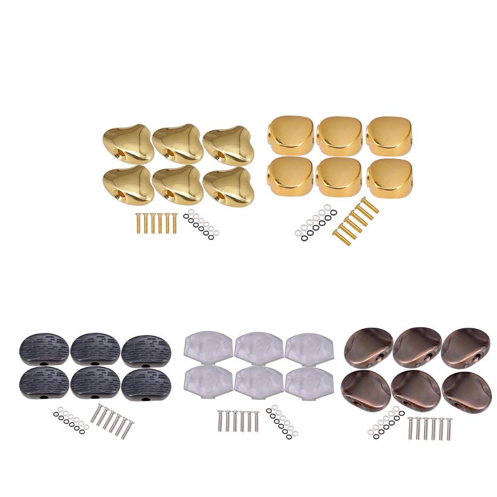 Guitar Tuning Pegs Cap Tuners Machine Head Replacement Buttons Knobs style 1