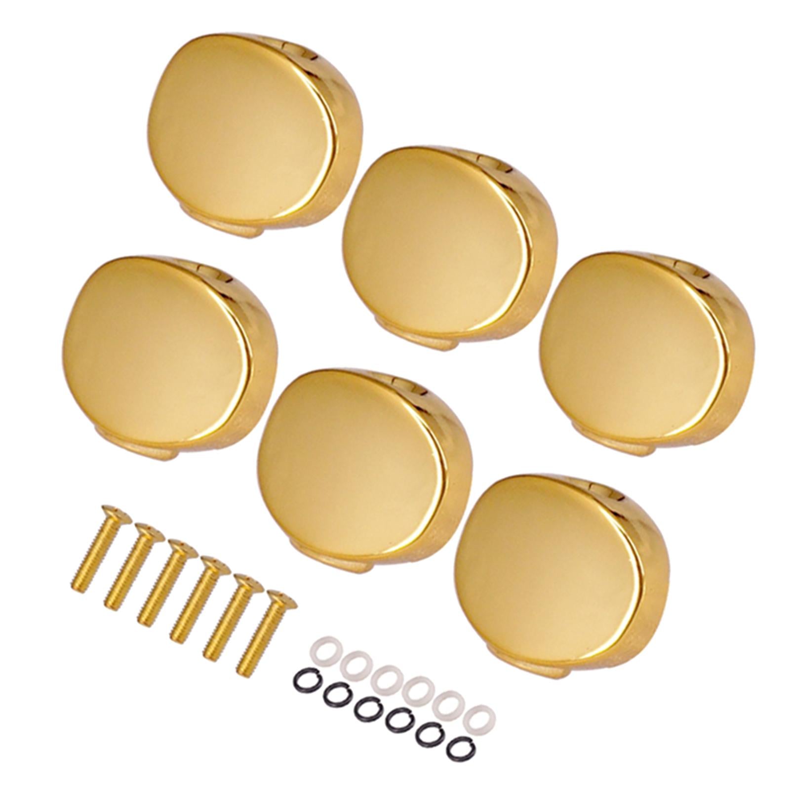 Guitar Tuning Pegs Cap Tuners Machine Head Replacement Buttons Knobs style 1