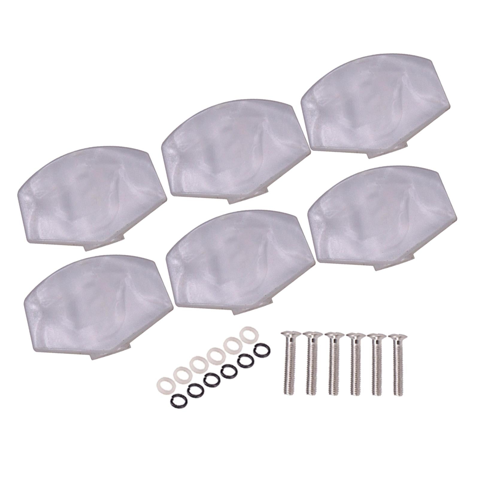 Guitar Tuning Pegs Cap Tuners Machine Head Replacement Buttons Knobs style 4