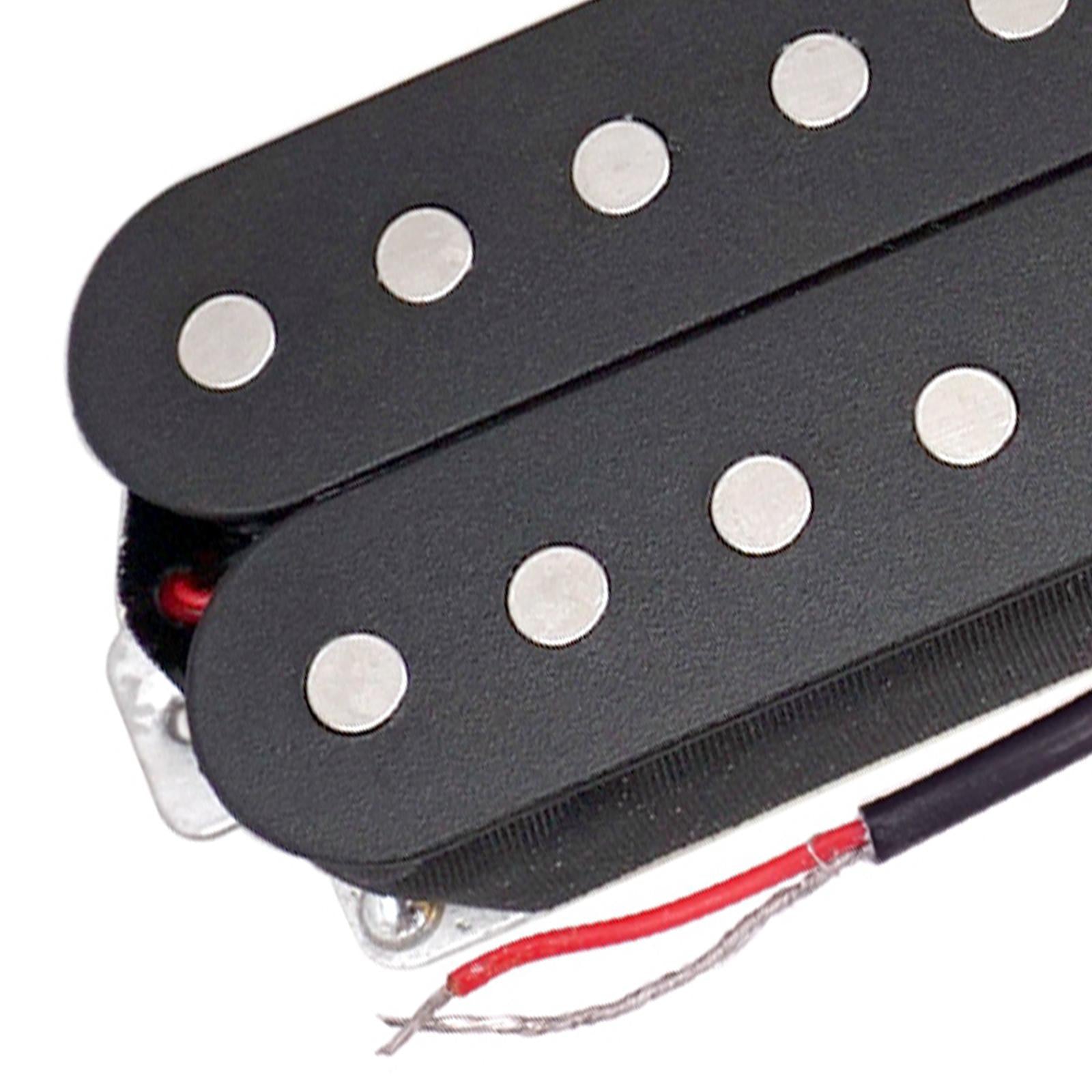 50/52mm Guitar Humbucker Pickup Double Coil Bridge/Neck Guitar Part Black