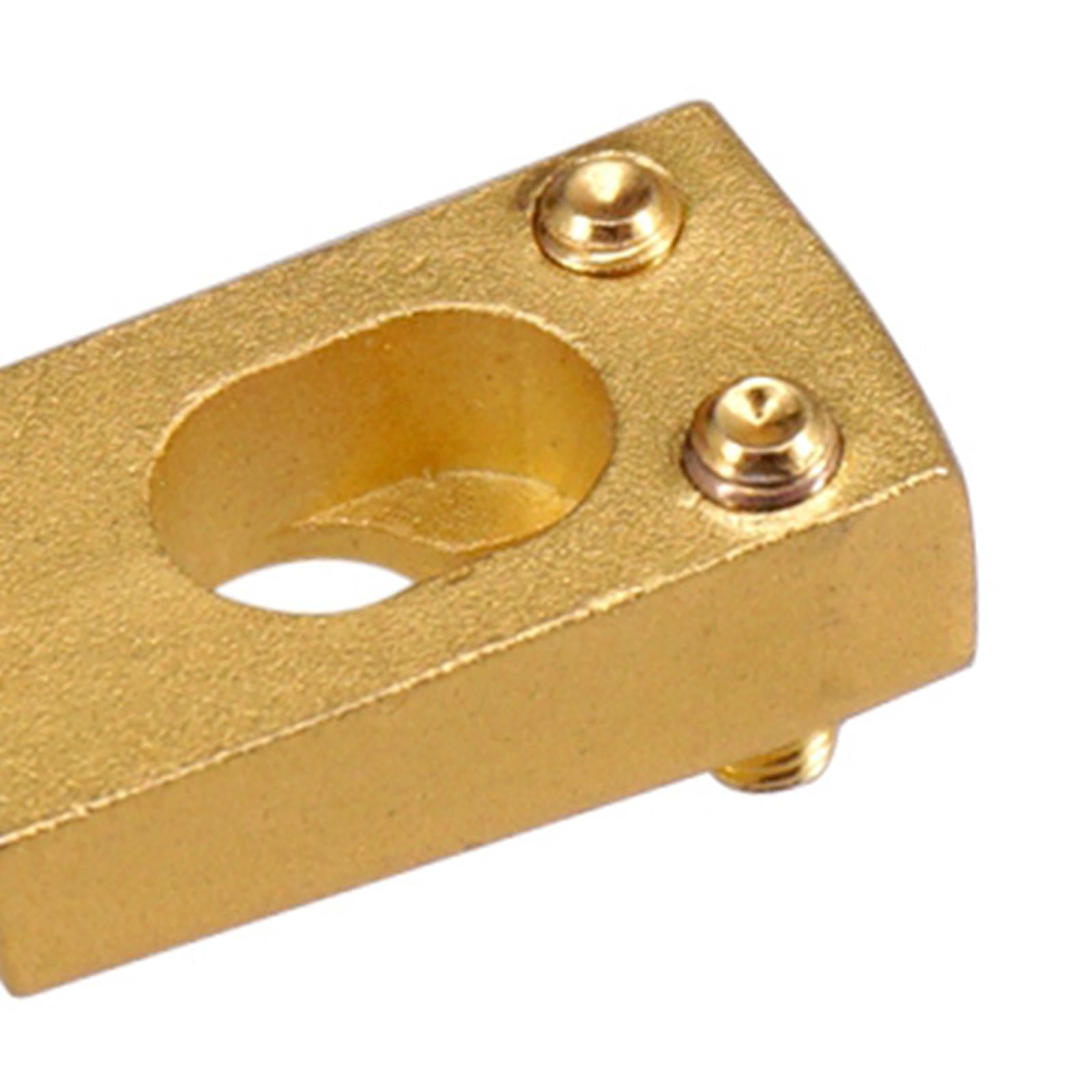 Set of 6 Brass Golden Guitar Bridge Saddles fit for ST Electric Guitar Parts gplden